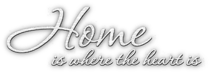 soave text home  home heart where white - PNG gratuit