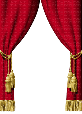 Kaz_Creations Deco Curtains Red - kostenlos png
