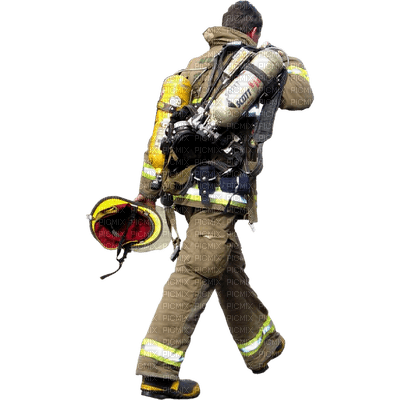 Kaz_Creations Man Homme Firefighter - bezmaksas png