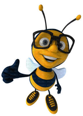 Kaz_Creations Cute Cartoon Love Bees Bee Wasp - ingyenes png