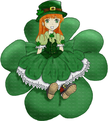 Kaz_Creations Deco St.Patricks Day  Girl - 無料のアニメーション GIF