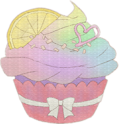 Cute cupcake - zdarma png