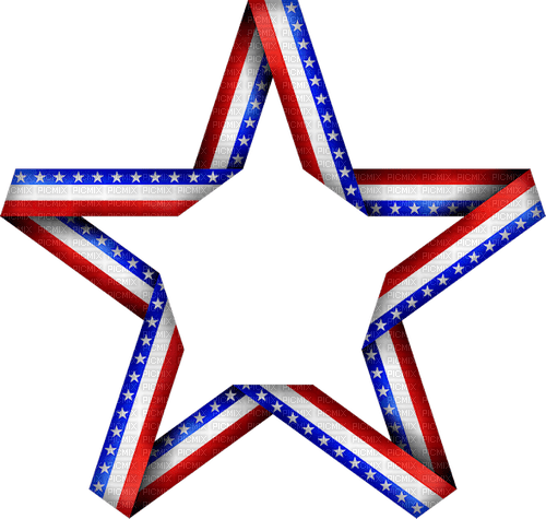 Patriotic.4th OfJuly.Scrap.Red.White.Blue - zadarmo png