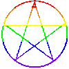 pride pentagram - Gratis animeret GIF