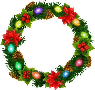 christmas lights - PNG gratuit