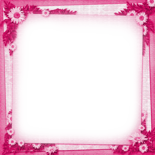 Frame.Pink.White - By KittyKatLuv65 - Free PNG