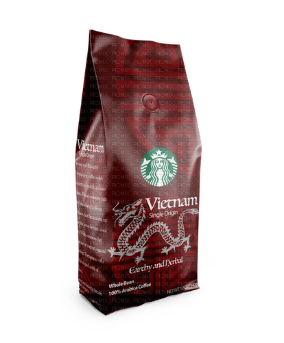 Vietnam Starbucks Coffee Bag - bezmaksas png