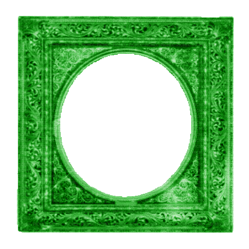 green frame - GIF animado gratis