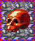 skull stamp - Bezmaksas animēts GIF