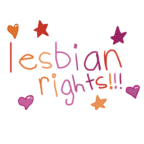 ✿♡Text-Lesbian Rights!!!♡✿ - png ฟรี