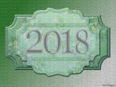 new year 2018 - PNG gratuit