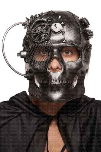 Kaz_Creations Man-Homme-Steampunk-Mask - 無料png