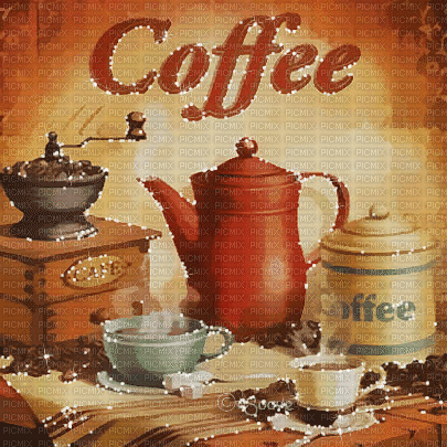 soave background animated vintage coffee text - Gratis geanimeerde GIF