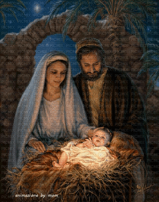 Christmas baby Jesus bp - Besplatni animirani GIF