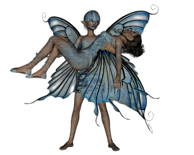 Kaz_Creations Poser Dolls Couples Couple Fairy Fairies - png gratis