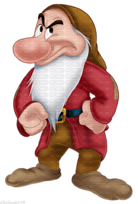 Kaz_Creations Cartoons Cartoon 7 Dwarfs Grumpy - безплатен png