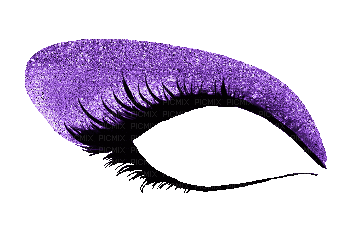 Eye, Eyes, Eyelash, Eyelashes, Eyeshadow, Makeup, Purple - Jitter.Bug.Girl - Animovaný GIF zadarmo