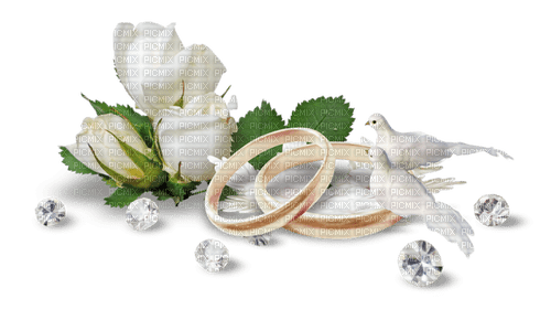 brölopps -deco- blomma --ringar--wedding deco flower rings - ingyenes png