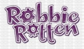 RobbieRottenText - zdarma png