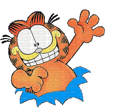 MMarcia gif Garfield - Bezmaksas animēts GIF