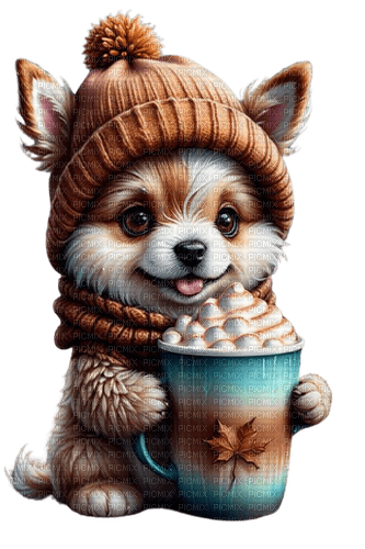 loly33 chien hiver - 無料png