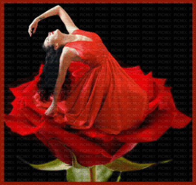rouge féminin - Gratis animerad GIF
