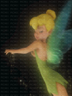 image encre animé effet fée Clochette - Gratis animerad GIF