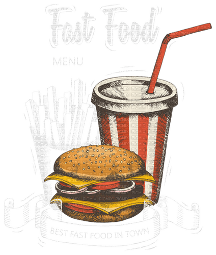 fast food  Bb2 - PNG gratuit