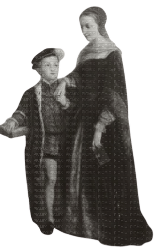 Roi King Edward VI et Reine Queen Elizabeth I - gratis png