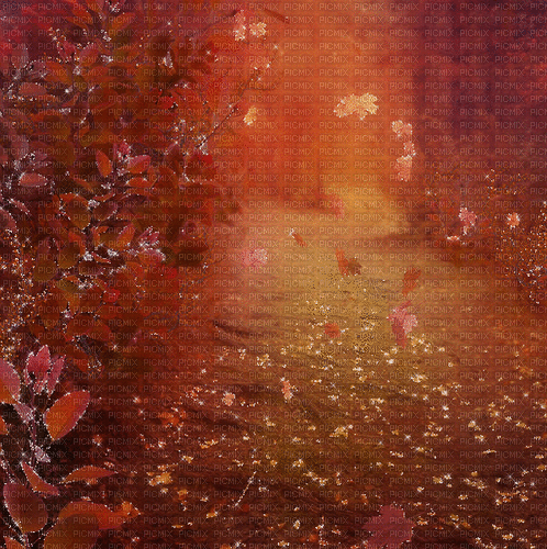 autumn background animated orange - Darmowy animowany GIF