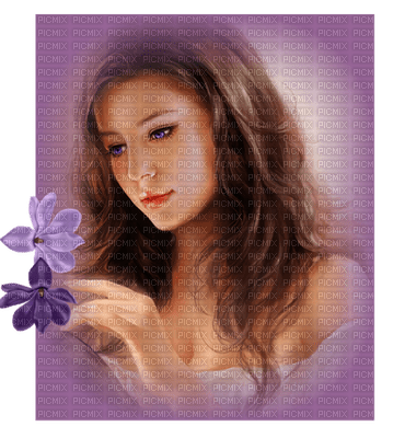 femme violette - фрее пнг