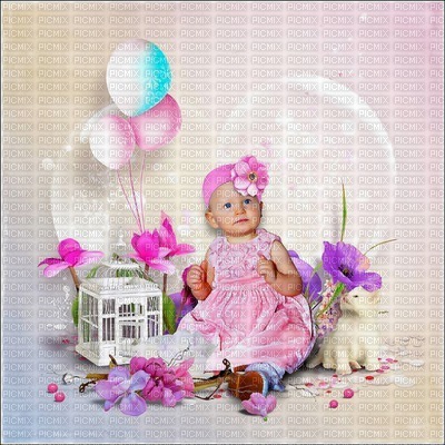 image encre couleur texture effet anniversaire enfant arc en ciel pastel ballons  edited by me - gratis png