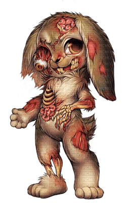 rabbit zombie - nemokama png