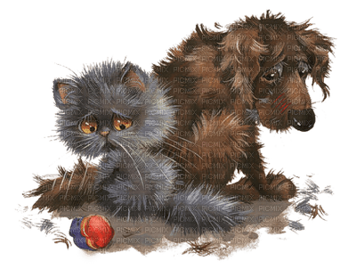 Kaz_Creations Animals Cats Cat Kitten Dog Pup - ilmainen png