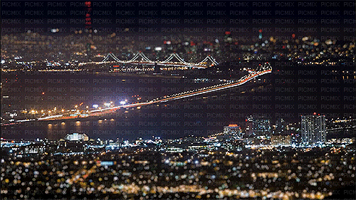 ani-stad med ljus---city light - GIF animado grátis