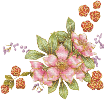 Kathleen Reynolds Flowers Deco - безплатен png