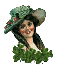 Kaz_Creations  St.Patricks Day Woman Femme - gratis png