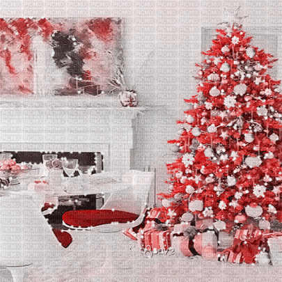 soave background animated christmas room fashion - 免费动画 GIF