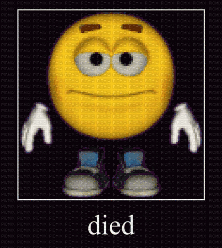 cursed emoji dead - Free animated GIF