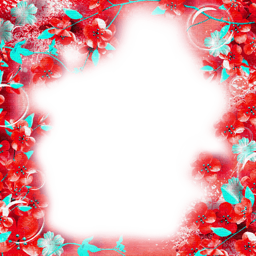Frame.Red.Blue - By KittyKatLuv65 - zadarmo png
