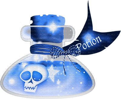 soave deco halloween potion blue - PNG gratuit