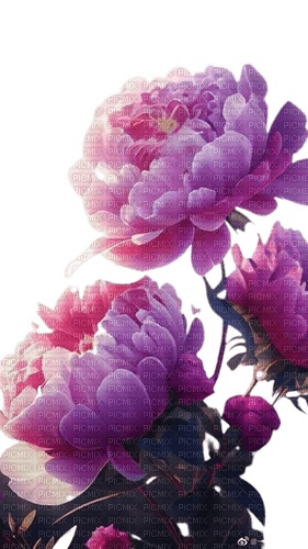fleurs pivoines - PNG gratuit