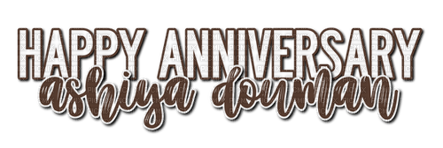 Happy Anniversary Ashiya Douman - PNG gratuit
