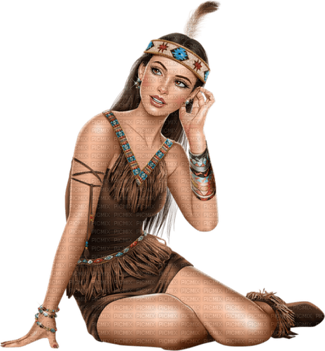 Indianer women. Native Indian women. Leila - kostenlos png