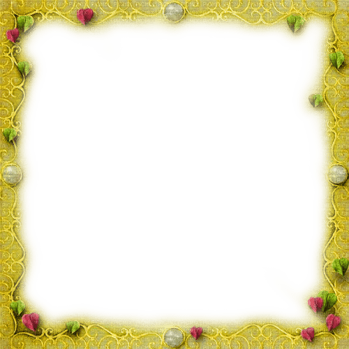 Pink.Green.White.Yellow - Frame - By KittyKatLuv65 - δωρεάν png