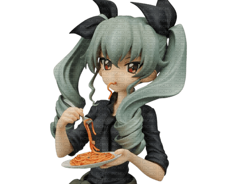 spaghetti anchovy figure - gratis png