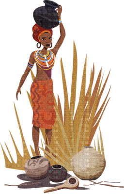 african woman femme afrique - бесплатно png