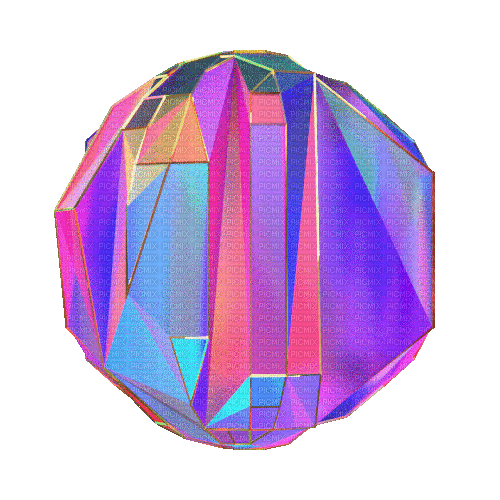 colorful glitch ball - Ilmainen animoitu GIF
