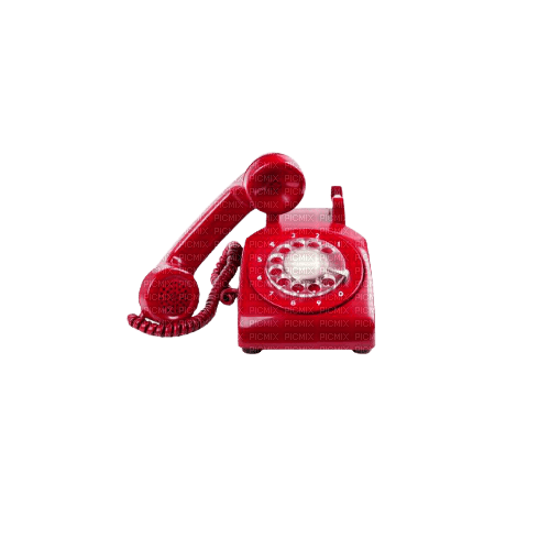 Kaz_Creations Telephone-Red - png grátis