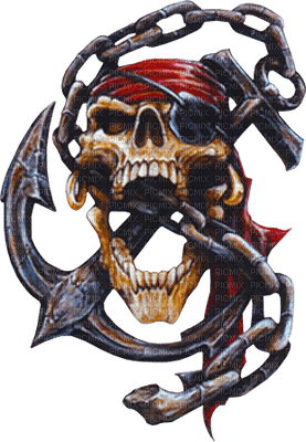 goth skull deco - PNG gratuit